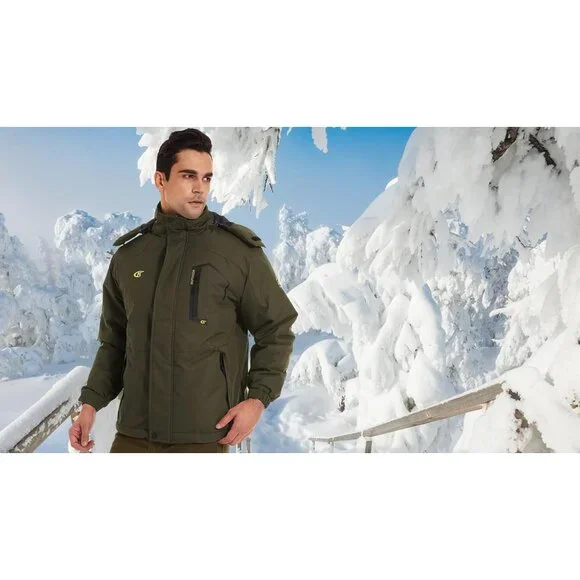 Mens Waterproof Ski Snowboard Jacket Winter Windproof Snow Coat